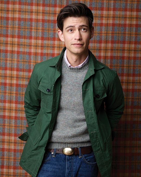 18 Stylish Green Fall Outfits for Men in Cozy Sweaters, Cool Jackets, and Trendy Looks