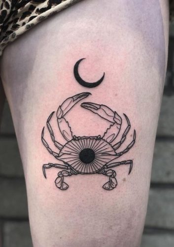 Explore 20 Unique Crab Tattoo Ideas for Women in – Discover Feminine Designs That Symbolize Zodiac Elegance