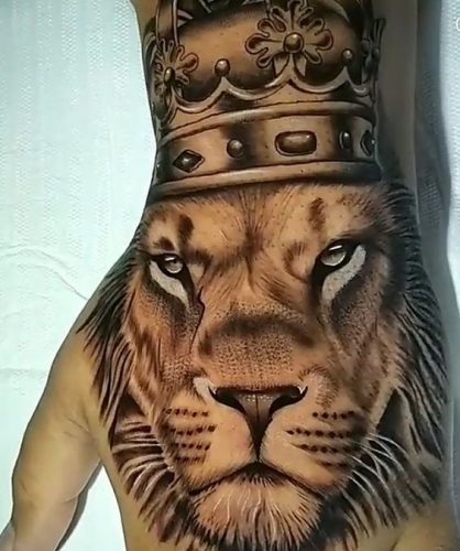 17 Lion Tattoo on Hand: Bold and Powerful Design Ideas
