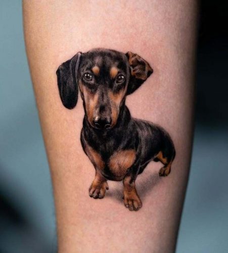 Explore 24 Unique Dachshund Tattoos – Perfect Blend of Style & Sentiment for