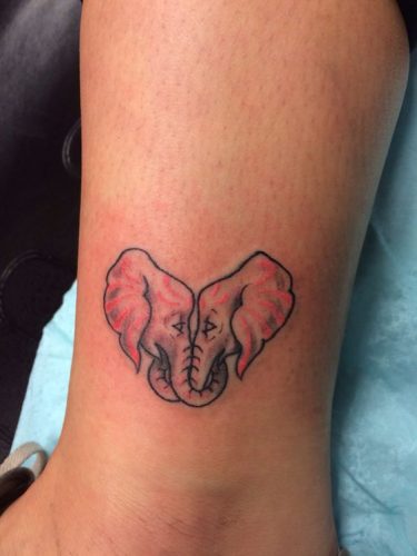 19 Elephant Ankle Tattoos Ideas
