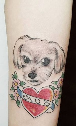 20 Small Dog Tattoo Ideas