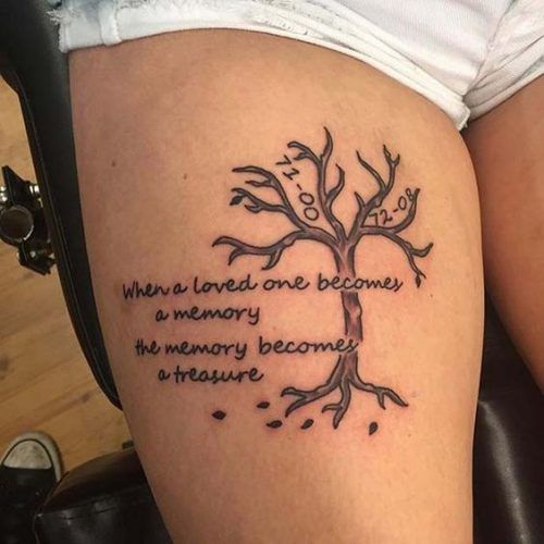 27 Remembrance Tattoos Ideas  for Brother, Dog, Cat, Grandparents, Cousin, Mens &#038; More