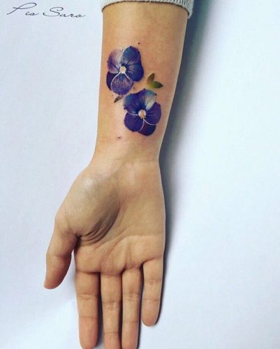 Discover the Charm of February Birth Flower Tattoos: Violets & Primroses Ink Ideas