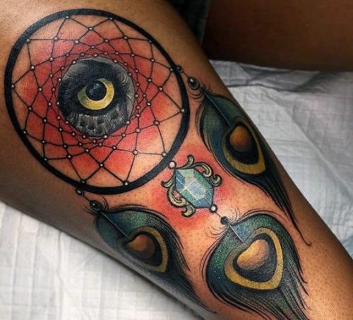 Bold 19 Color Tattoo Ideas for Black Skin