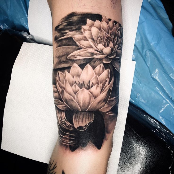 30 Creative Water Lily Tattoos for : Tattoos with Special Meanings