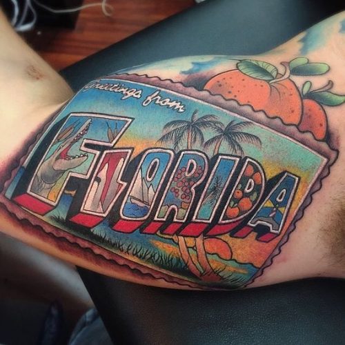 Embracing the Sunshine State: 17 Top Florida Tattoo Ideas for Men in